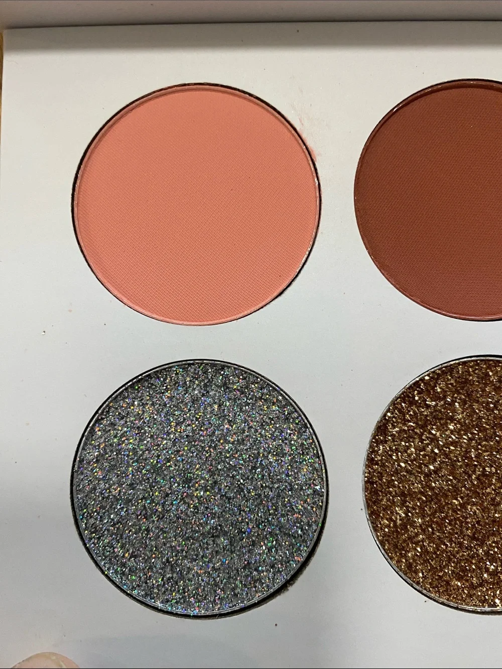 Unicorn II Eyeshadow Palette — Pink & Brown Tones with Glitter